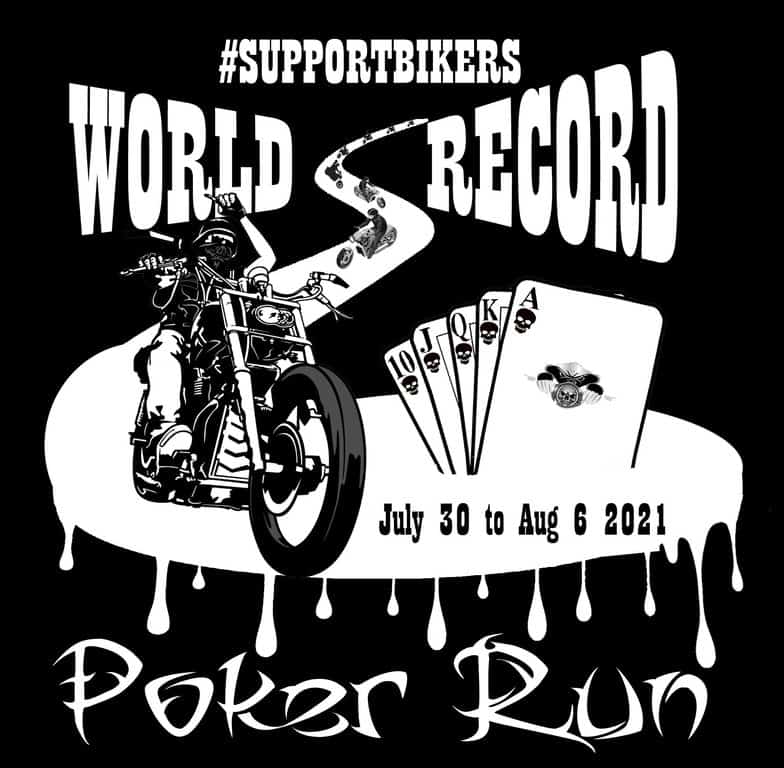 World Record Poker Run SupportBikers.com