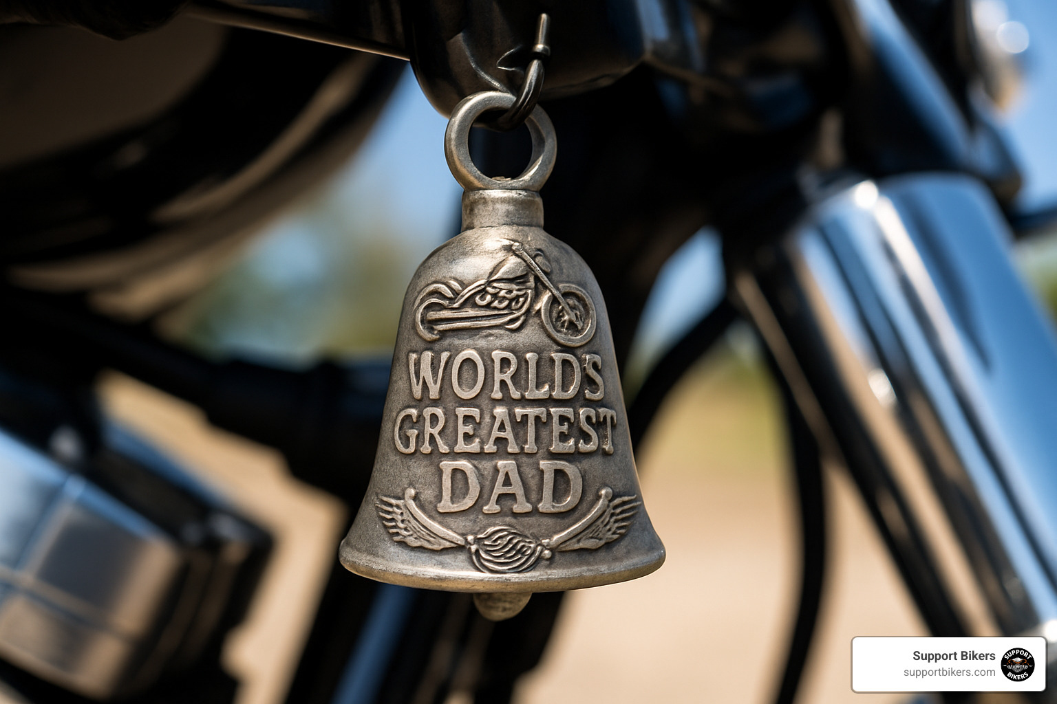 World's Greatest Dad guardian bell - dad guardian bell