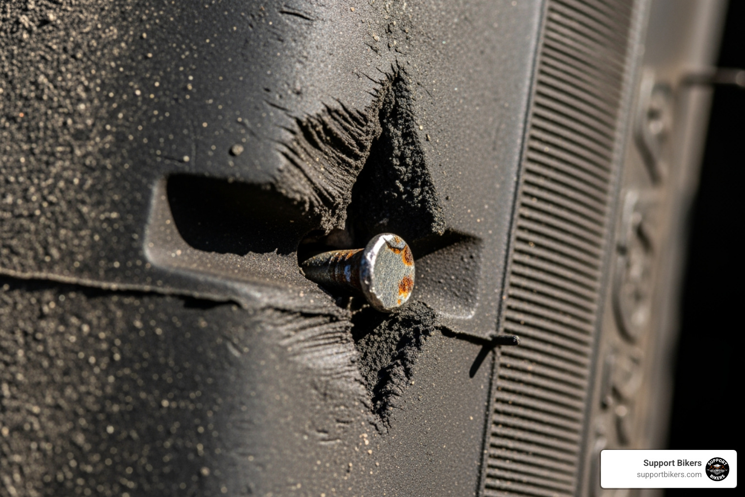 tire sidewall with nail in it - Motorcycle tire repair tire sidewall with nail in it - Motorcycle tire repair