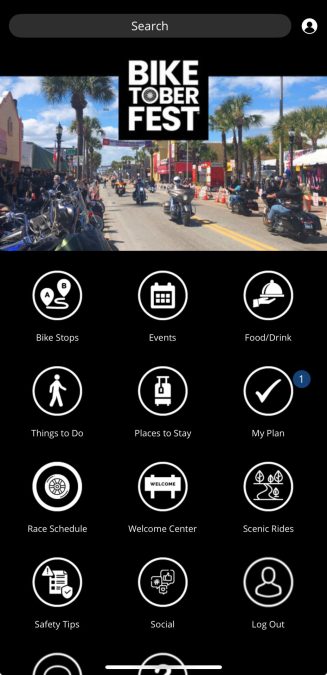 2025 Daytona Biketoberfest Mobile App