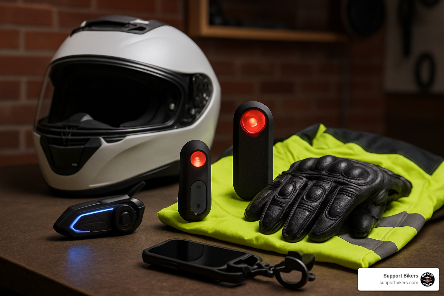 Motorcycle safety equipment and tech gadgets - Gift ideas for bikers