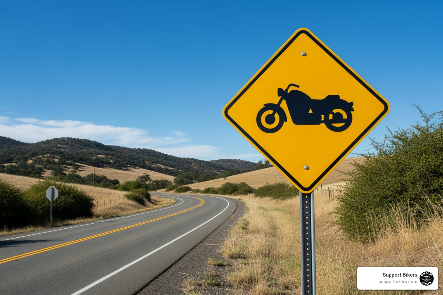 Yield to Motorcycles road sign - how injury claims help innocent victims of a motorcycle accident