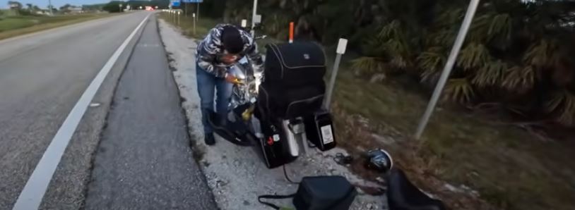 Rough Start For Our 3500 Mile Road Trip On Our Harley Davidson Fatboys