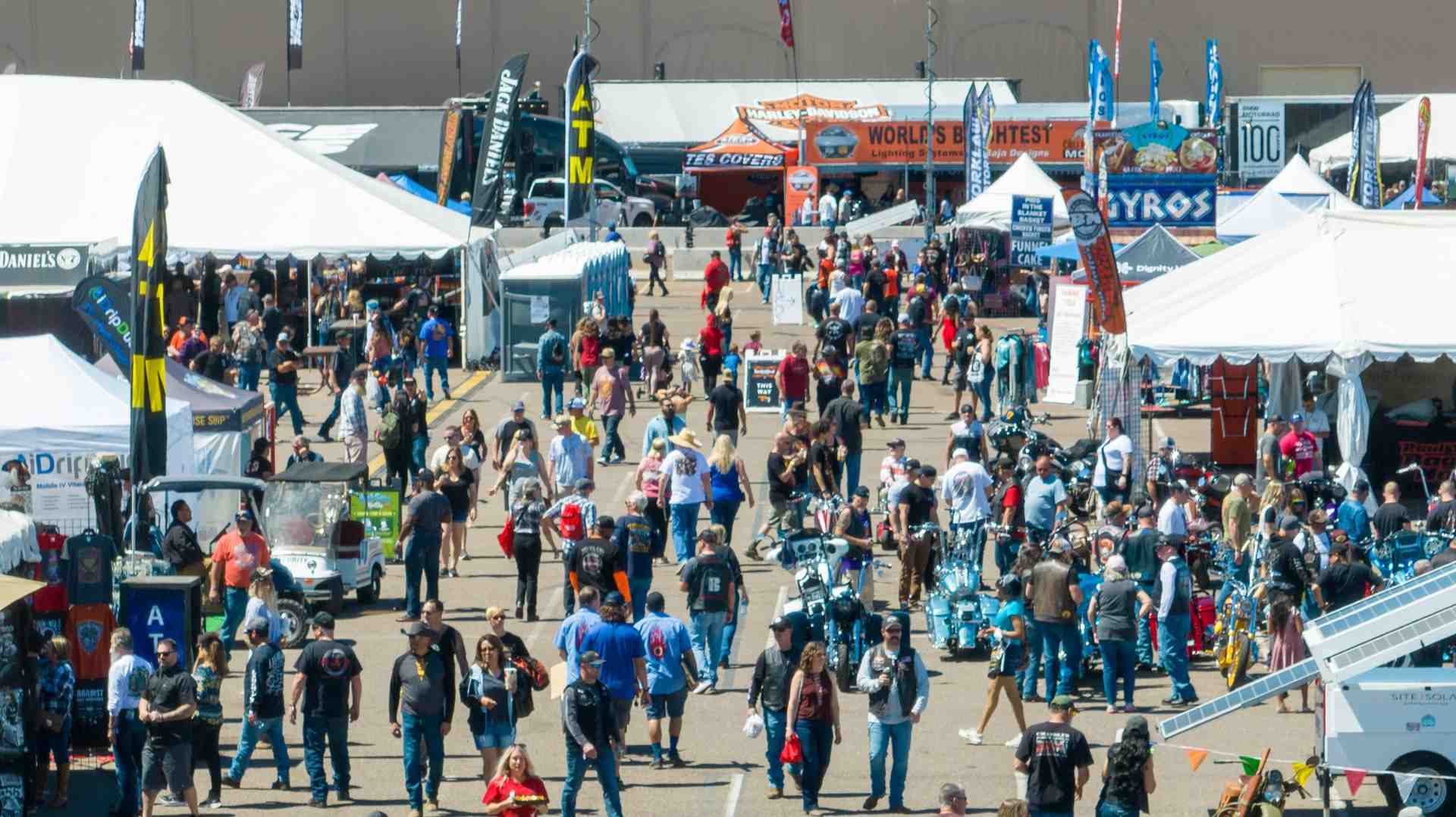 Entrance to WestWorld of Scottsdale during Arizona Bike Week - Arizona Bike Week 2026