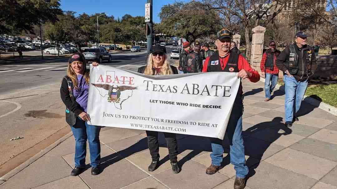 bikers at legislative event - motorcycle clubs in texas