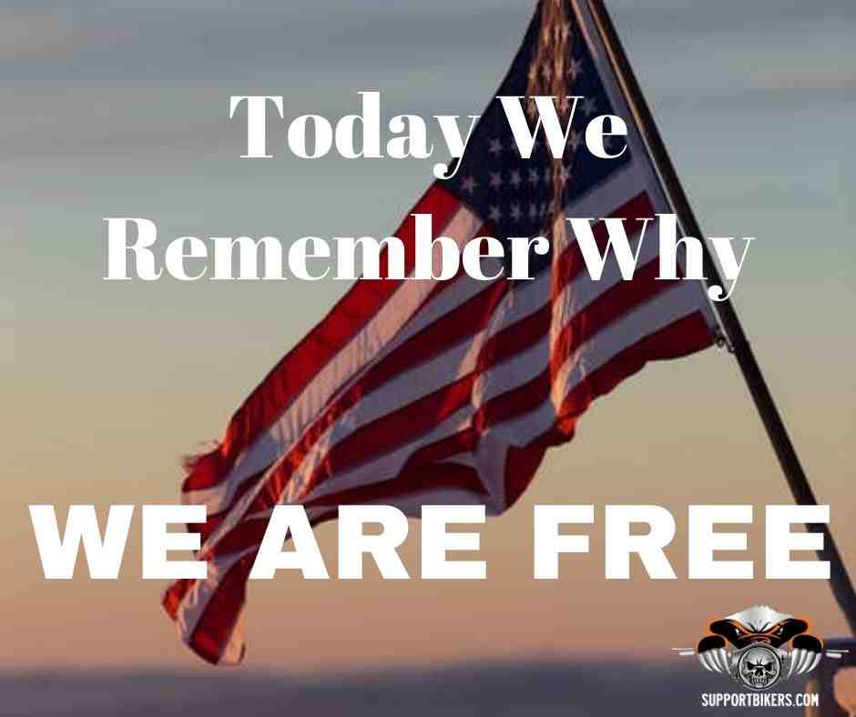 Solemn ceremony at a Veterans Day motorcycle event - veterans day motorcycle rides