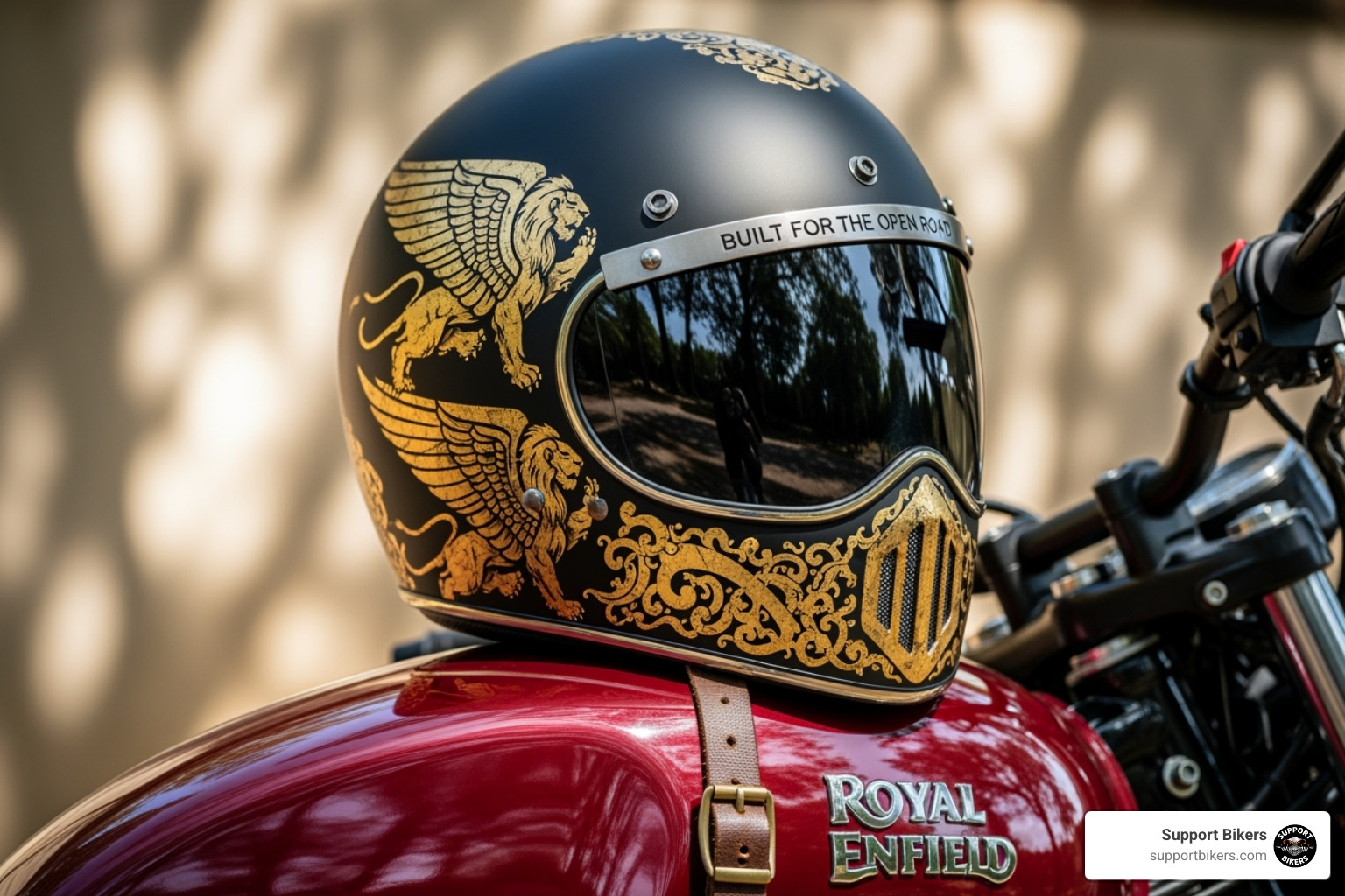 Helmet with custom text on the back - royal enfield helmet custom Helmet with custom text on the back - royal enfield helmet custom