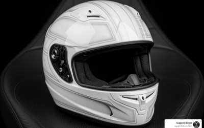 From Plain to Pimp: How to Make Your White Motorcycle Helmet Uniquely Yours