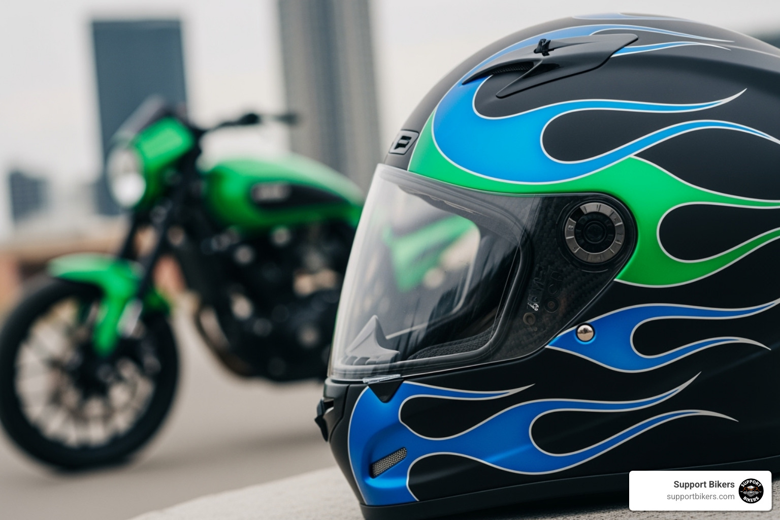 3D helmet configurator interface - custom street bike helmets