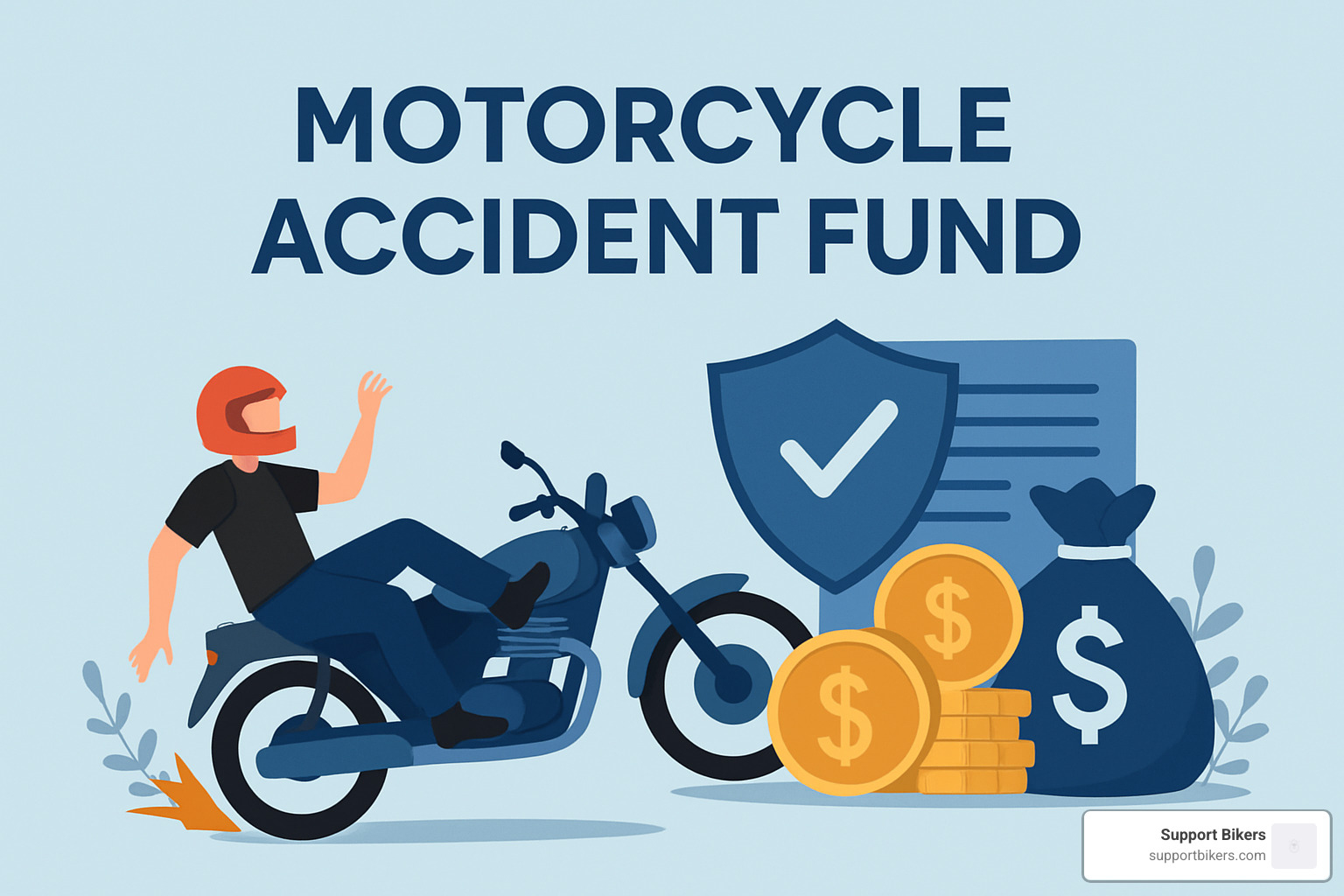 volunteers installing wheelchair ramp at injured rider's home - motorcycle accident fund