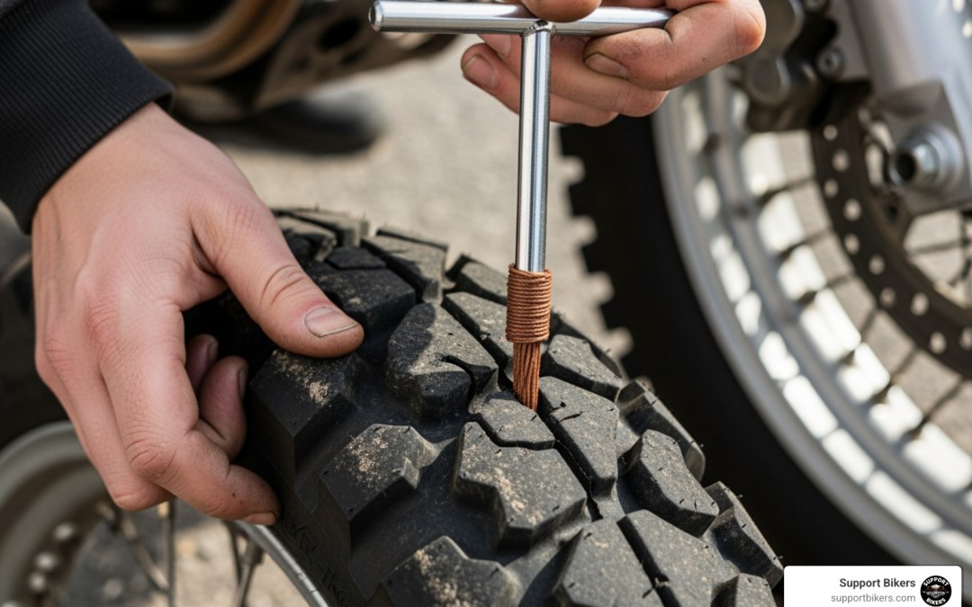 Don’t Get Punctured: The Definitive Guide to Motorcycle Tire Repair Decisions
