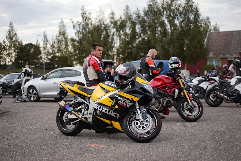 the busy event space during a Support Bikers bike show - Biketoberfest bike shows