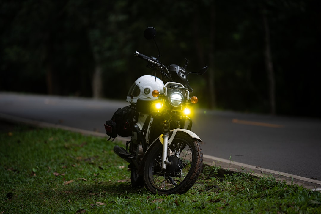 motorcycle with complete LED lighting setup - Motorcycle LED lights