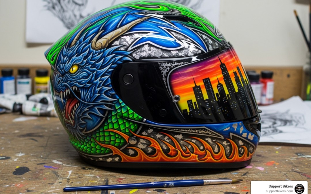 The Complete Guide to Custom Motorcycle Helmet Options