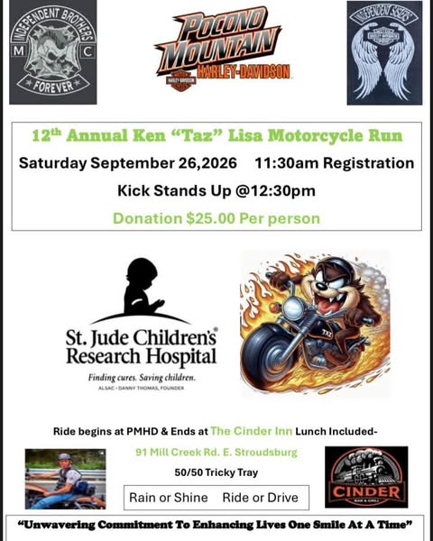 12th Annual Ken Taz Lisa Motorcycle Run 2