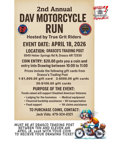2nd Annual DAV Motorcycle Run 2