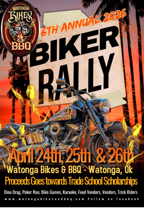 6th Annual Watonga Bikes BBQ Biker Rally 1