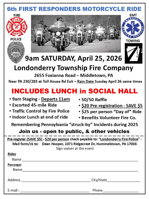 6th First Responders Motorcycle Ride 2
