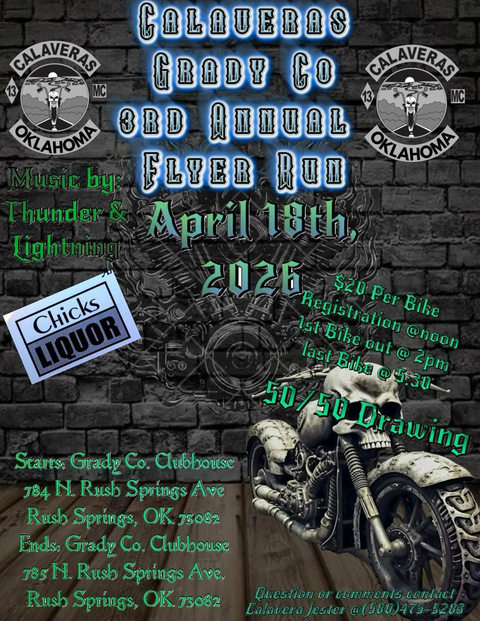 Calaveras Grady Co 3rd Annual Flyer Run 2