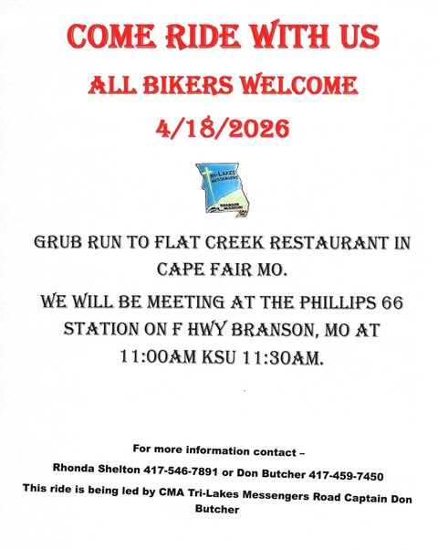 Come Ride With Us Grub Run to Flat Creek Restaurant 2