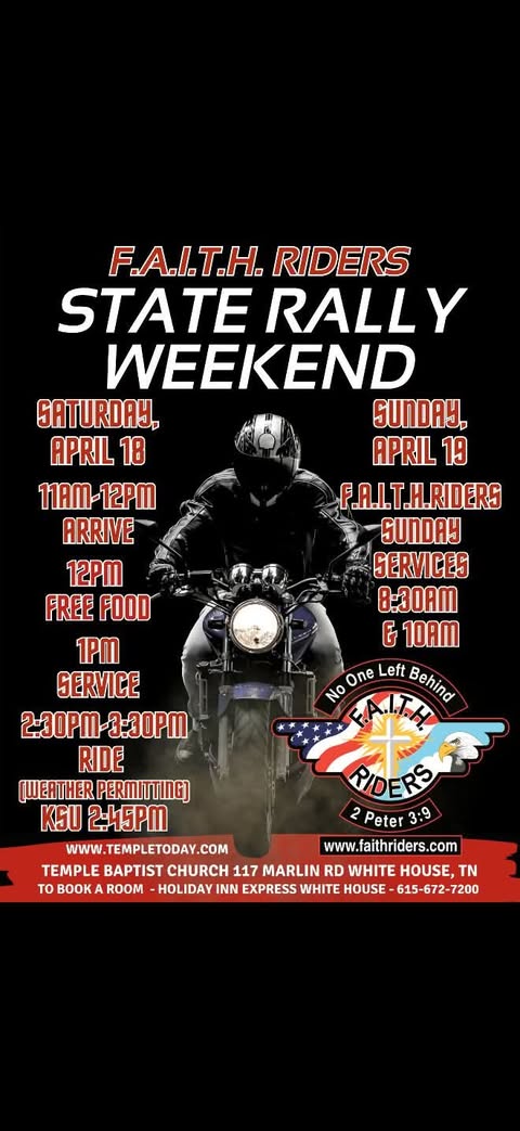 F.A.I.T.H. Riders State Rally Weekend 2