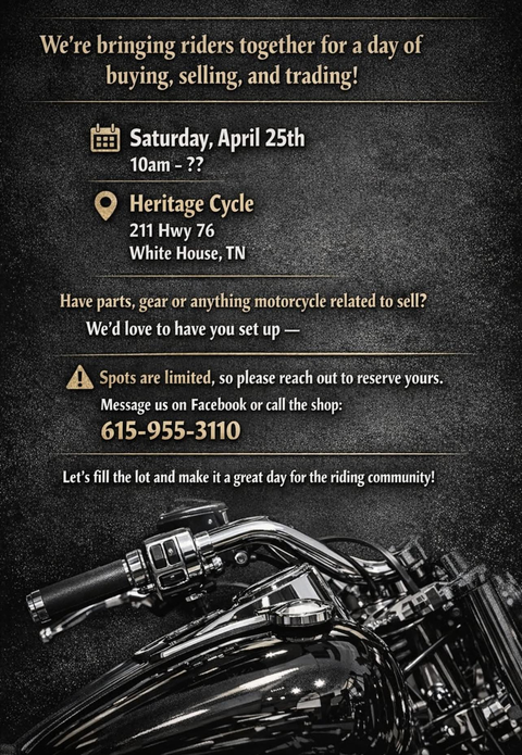 Heritage Cycle Buying Selling and Trading Day 2