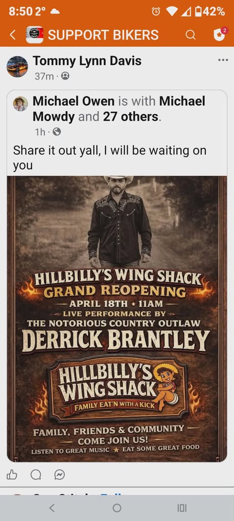 Hillbillys Wing Shack Grand Reopening 1