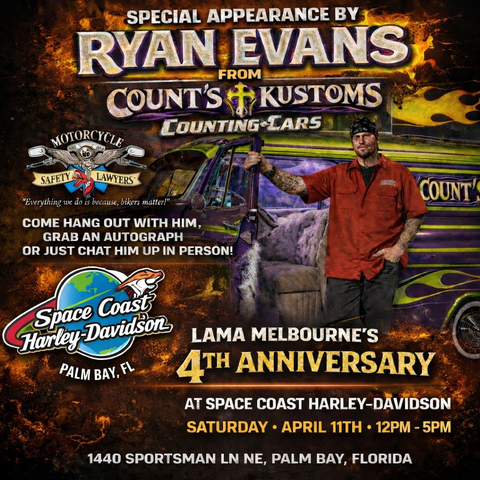 Ryan Evans Special Appearance at Space Coast Harley Davidson 1