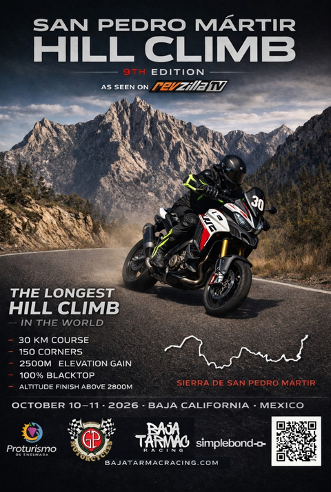 San Pedro MA¡rtir Hill Climb