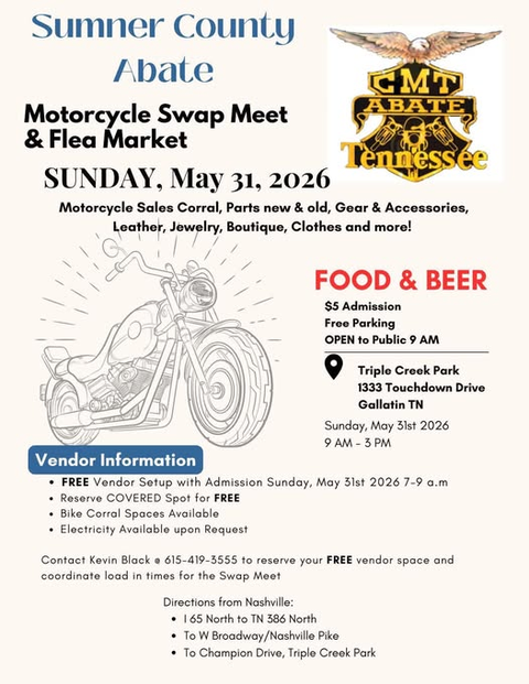 Sumner County ABATE Motorcycle Swap Meet Flea Market 2