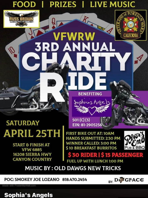 VFWRW 3rd Annual Charity Ride 2