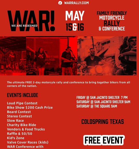 WAR Family Friendly Motorcycle Rally Conference 1